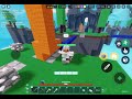 Trolling My Friend With Creative (Roblox bedwars)