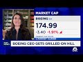 Boeing bull reacts to CEO Dave Calhoun's senate grilling