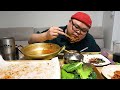 Grilled meat and spicy chicken noodles Mukbang Eatingshow