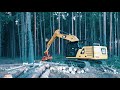 CAT 320 in Forestry with a SP Harvesting Head