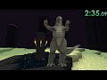 Godzilla Speedruns Minecraft Meme