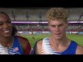 Team USA claims WORLD RECORD via SHOCKING 4x400 mixed relay finish at Worlds | NBC Sports