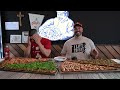 Australia's Largest Pizza Slice Challenge DOUBLED at George's in Sydney, New South Wales!!