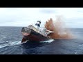 Ship sinking , VLOC Stellar Banner gets scuttled HD