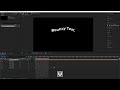 Text Bounce Effect Tutorial in After Effects | No Expressions
