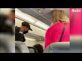 Passengers shout 'bye Karen' & applaud maskless woman getting kicked off flight