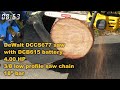 NEW DeWalt 60V Chainsaw DCCS677 Review and Performance Test