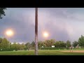 Lightning strike during a softball game. Reno, NV.
