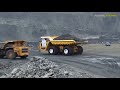 Fast Extreme Mini Bulldozer At Work & World's Largest Mining Dump Truck