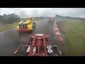 NZ super truck racing Teretonga 2024 race 1 crash