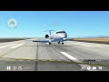 Landing in infinite flight simulator (something around 100 FPM)