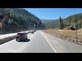 Eastbound and Down I-70 Over Vail Pass During Autum Colors.. Winter Around the Corner.