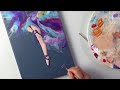 Take your Acrylic Pouring FURTHER. Beautiful Ballerina Design for you to Try! | AB Creative Tutorial
