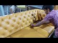 How to make a Chesterfield Sofa: The 3-part Process