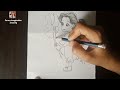 Most beautiful little anime girl drawing || anime tutorial for beginners #anime