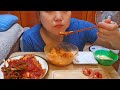 🔥흰밥에 실비김치,파김치넣고 비빔밥만들어서 마구마구 먹방 Spicy kimchi and rice bibimbap eating show 😋 MUKBANG