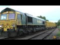 Freight Trains on High & Low lines at Lichfield Trent Valley. 06/07/21