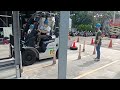 ujian SIM / sio forklif Taiwan di lapangan