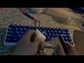 Using plastic cards to pull keycaps from your keyboard.