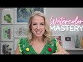 Shiny Watercolor Christmas Ornaments | Simple Wet on Wet for Beginners WEEK 6