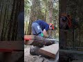 Portable chainsaw mill, first time using one!