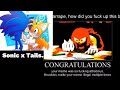 (read the description) Knuckles rates Sonic ships