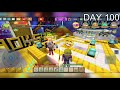 Playing 100 DAYS in a NEW ACCOUNT in SkyBlock!! -Blockman Go