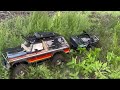 Traxxas boat launching/hill climbing ￼#traxxas #traxxastrx4sport #traxxasrc 0.54 spring front/ rear