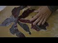 Silk marbling: a Japanese technique rediscovered | Hermès Footsteps Across The World