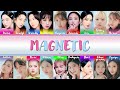 [AI COVER] How would TWICEPINKVELVET sing MAGNETIC by ILLIT (Line Distribution + Color Coded Lyrics)