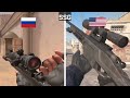 AMERICAN CS2 vs RUSSIAN STANDOFF 2 Comparison