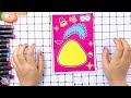 🎠paperdiy🎠 Decorate with Sticker Book 💩 POU cosplay Inside Out 2 💩 Anxiety, Sadness, Anger #asmr