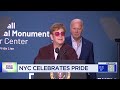 New York City celebrates pride at new Stonewall monument