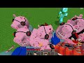 All Scary SONIC.EXE and Peppa Pig monsters vs Paw Patrol Security House ! Minecraft Challenge Maizen