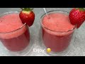 STRAWBERRY JUICE | PERFECT FOR SUMMER | DESI KITCHEN