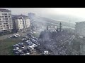Drone footage shows devastation from Turkey earthquake