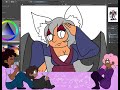 Cartoon Fusion Speedpaint 4 -(Rouge)(Tomoe)