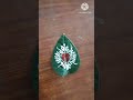 Paan Leaf Painting | Bengali Paan Leaf Decoration #leafpainting #acrylicpainting