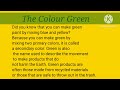 The colour Green/ essay on the green colour #essay