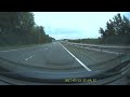 Removal Lorry stops in fast lane