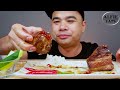 SPICY BRAISED PORK JOWL WITH COCONUT CREAM | MUKBANG ASMR | ALFIE EATS