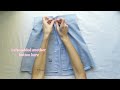 DIY - How to turn an old SHIRT into a 2 PIECE OUTFIT (Cropped Shirt +  Skirt). Fashionable outfit.