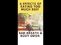 6 Effects of Eating too Much Beef #shorts #shortvideo