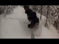 Snowboarding deep powder, Keystone, 2014 January 30 [GoPro]