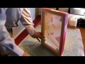 How to stretch a print over a canvas frame