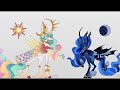 [SPEEDPAINT] Princess Celestia and Princess Luna Redesign