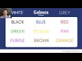 Colores en Inglés - Curso de Inglés Básico | Inglés con Matt
