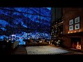Experience the Magic: Cozy Winter Ambience with Snowfall and Fireplace Sound