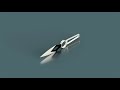 Valorant Jett's Knife 3D Modeling (Timelapse) | Autodesk Inventor