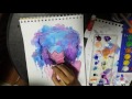 Steven Universe: GARNET watercolor DRAW WITH ME